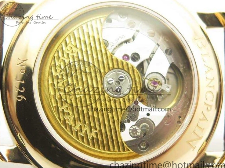 0519 Villeret 6669 RG HG 1:1 Best Edition White Dial On Leather Strap V UrbanStyle 8096